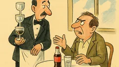 Vtip: Pán vrchný, ja som chcel dva deci