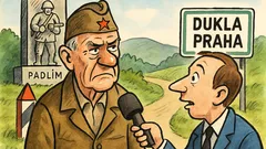 Vtip: Pýtali sa pamätníka pri Dukle