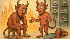 Vtip: Stretnú sa dvaja čerti, jeden sa pýta