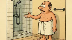 Vtip: Odsprchuješ sa a zistíš: nemáš uterák