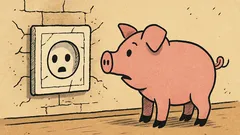 Vtip: príde prasiatko k zásuvke a...