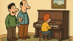 Vtip: Kamarát sa chváli svojim bratom klaviristom