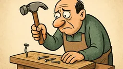 Vtip: Ak ti zostáva len jeden klinec…
