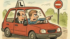 Vtip: Nikdy sa nenaučíš nadávať, kým nešoféruješ