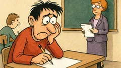 Vtip: Keď niečo viem na písomke, zrazu...