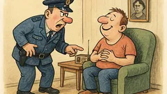 Vtip: Príde policajt do bytu muža