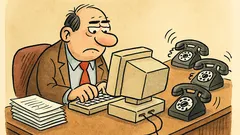 Vtip: Robinsonovo pravidlo – počítač nezdvíha telefóny