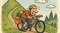 Vtip: Cyklista hľadá najkratšiu trasu domov...