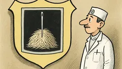 Vtip: Bernsteinov erb röntgenológov, ihla v sene