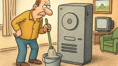 Vtip: Formátuje sa pevný disk, zrazu...