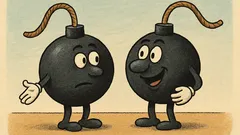 Vtip: Stretnú sa dve bomby a jedna...