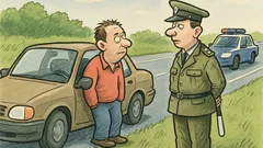 Vtip: Chlap letí po diaľnici, zrazu policajti