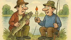 Vtip: Dvaja rybári sa pri vode chvália