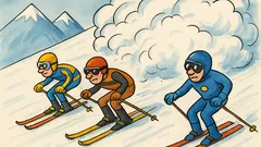 Vtip: Svetový pohár v zjazdovom lyžovaní sa nečakane