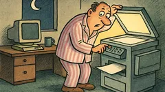 Vtip: Všetky kancelárske stroje fungujú dokonale kým ich
